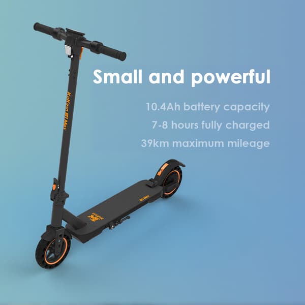 KuKirin S1 Max Aikuisille Tarkoitettu Sähköpotkulauta 350W Sähköpotkulauta 36V10,4 Ah Akulla Varustettu Kaupunkipotkulauta