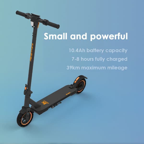 KuKirin S1 Max Aikuisille Tarkoitettu Sähköpotkulauta 350 W Sähköpotkulauta 36 V 10,4 Ah Akulla, Huippunopeus 25 km/h, Kaupunkipotkulauta