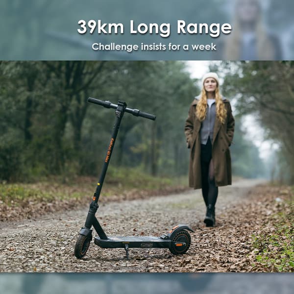KuKirin S1 Max Aikuisille Tarkoitettu Sähköpotkulauta 350 W Sähköpotkulauta 36 V 10,4 Ah Akulla, Huippunopeus 25 km/h, Kaupunkipotkulauta