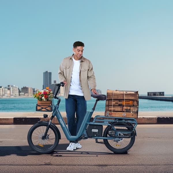 ONESPORT OT01 Elcykel För Vuxna 650W Motor Elcykel 48V27Ah Batteri Elcykel 20-Tums Däck Ellastcyklar
