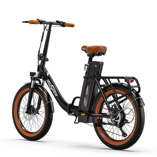 ONESPORT OT16-2 Aikuisten Sähköpyörä 48V17Ah Akku Ebike 250W Moottori E-pyörä 20 Tuuman Paksurenkainen Kaupunkisähköpyörä