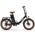 Pikkukuva 6 / 11: ONESPORT OT16-2 Aikuisten Sähköpyörä 48V17Ah Akku Ebike 250W Moottori E-pyörä 20 Tuuman Paksurenkainen Kaupunkisähköpyörä