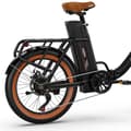 Pikkukuva 8 / 11: ONESPORT OT16-2 Aikuisten Sähköpyörä 48V17Ah Akku Ebike 250W Moottori E-pyörä 20 Tuuman Paksurenkainen Kaupunkisähköpyörä