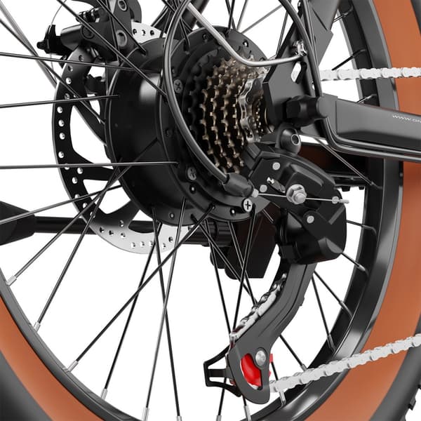 ONESPORT OT16-2 Aikuisten Sähköpyörä 48V17Ah Akku Ebike 250W Moottori E-pyörä 20 Tuuman Paksurenkainen Kaupunkisähköpyörä