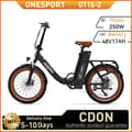 Pikkukuva 1 / 11: ONESPORT OT16-2 Aikuisten Sähköpyörä 48V17Ah Akku Ebike 250W Moottori E-pyörä 20 Tuuman Paksurenkainen Kaupunkisähköpyörä