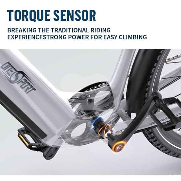 ONESPORT OT05 PRO Elcykel För Vuxna 250W Motor Stads-elcykel 36V22.5Ah Batteri Elcykel 700*50C Däckstorlek Elcykel