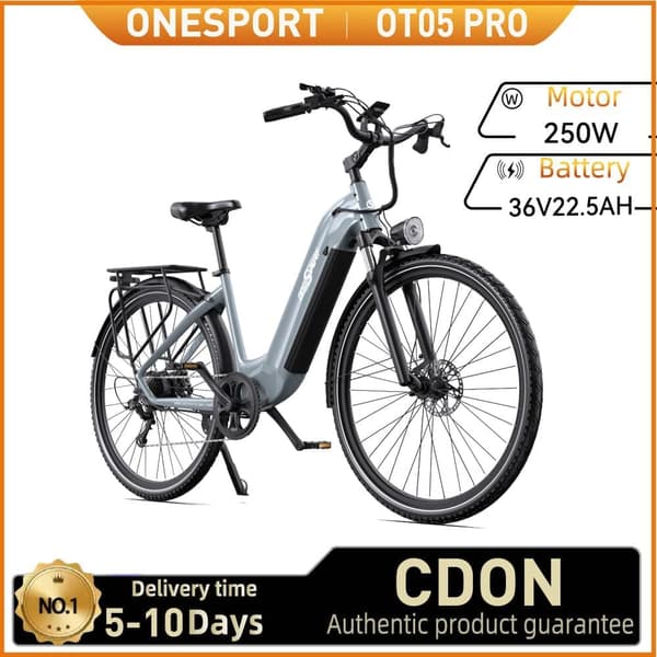 ONESPORT OT05 PRO Elcykel För Vuxna 250W Motor Stads-elcykel 36V22.5Ah Batteri Elcykel 700*50C Däckstorlek Elcykel