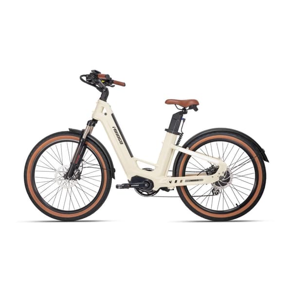 MIHOGO Air Elcykel För Vuxna 250W Elcykel Med Kolfiberram 48V19.2AH Elcykel För Stad 26" Uppblåsbara Däck Elcykel