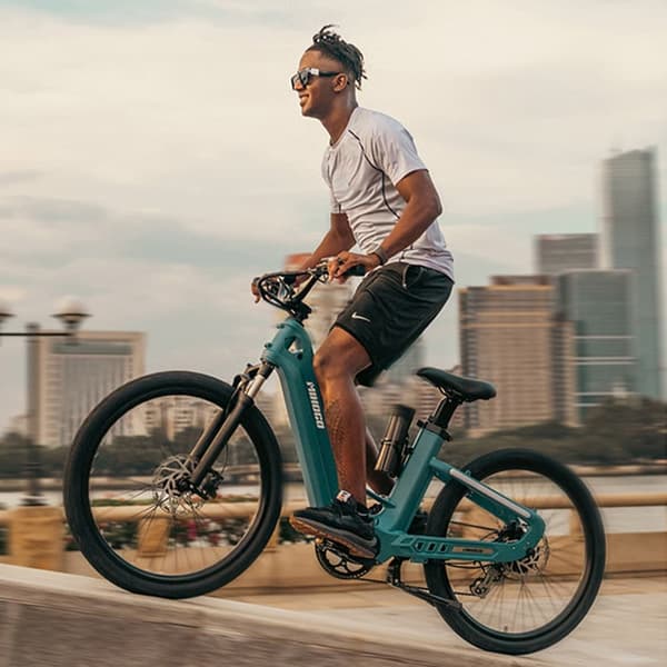 MIHOGO Air Carbon Fiber Frame Ebike 48V19.2AH Aikuisille Tarkoitettu Sähköpyörä 250W City E-Bike 26" Puhallettavalla Renkaalla Varustettu Sähköpyörä