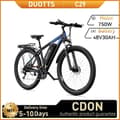 Pikkukuva 1 / 11: DUOTTS C29 City Ebike 750W Moottorilla Varustettu Aikuisten Sähköpyörä 48V30Ah Akkusähköpyörä 29 Tuuman Renkaalla
