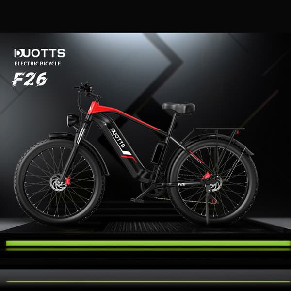 DUOTTS F26 Sähköpyörä Aikuisille 750W*2 Moottori 48V20Ah Akku Sähköpyörä 26 Tuuman Paksurenkainen Sähköpyörä Maastopyörä