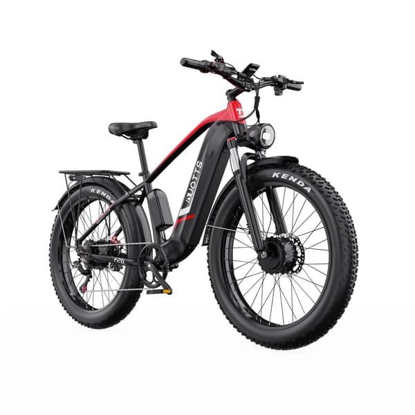 DUOTTS F26 Maastoon Sopiva Sähköpyörä 750W*2 Aikuisille Tarkoitettu Sähköpyörä 48 V 20 Ah Akulla Varustettu Sähköpyörä 26 Tuuman Paksurenkaalla