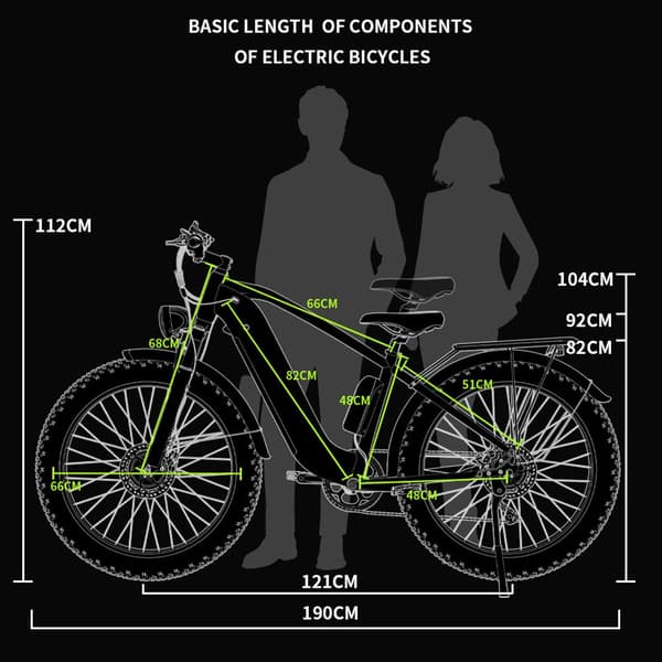 DUOTTS F26 City Commuter E-Bike 750W*2 Moottorilla Varustettu Aikuisten Sähköpyörä 48V20AH Akkusähköpyörä 26 Tuuman Paksurenkainen Sähköpyör