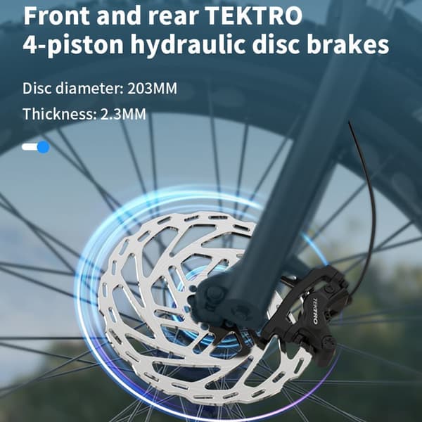 DUOTTS E26 Elcykel 750W Motor Elcykel 48V20AH Batteri El-Mountainbike 26 Tum Fat Tire Vuxen Elcykel