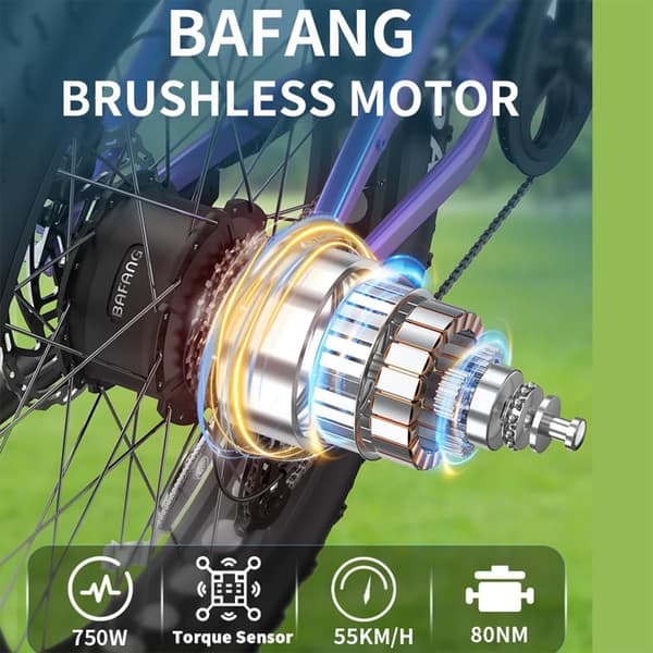 DUOTTS E26 Elcykel 750W Motor Elcykel 48V20AH Batteri El-Mountainbike 26 Tum Fat Tire Vuxen Elcykel