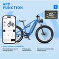 Miniatyrbild 10 av 11: ：DUOTTS E26 Elcykel För Vuxna 750W Motor El-mountainbike 48V20AH Batteri Elcykel 26 Tum Elcykel Med Feta Däck