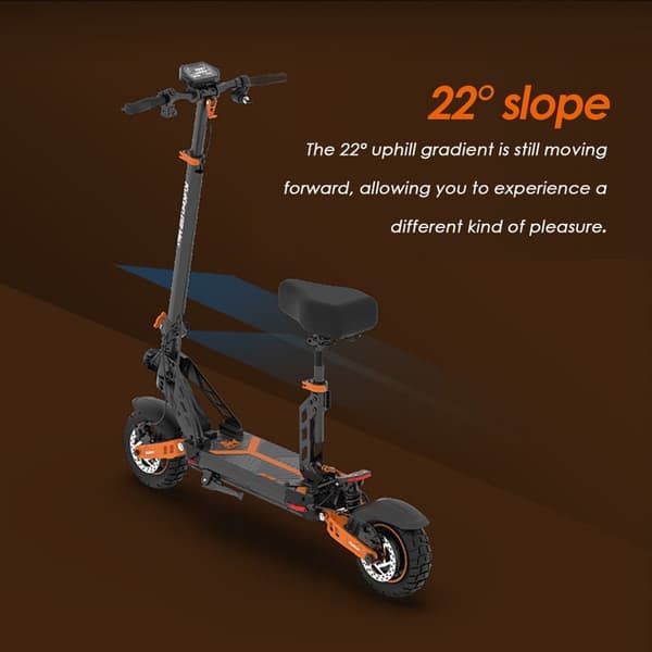 KuKirin G2 Max Aikuisille Tarkoitettu Sähköpotkulauta 1000W Maastoon, 55 km/h Huippunopeus, Taitettava Sähköpotkulauta, 10 Tuuman Rengas