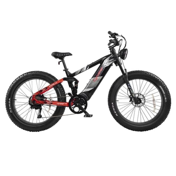 Cyrusher Ranger 2.0 Sähköpyörä Aikuisille, 250W Moottori, Maastopyörä, 52 V20 Ah Akku, Sähköpyörä, 26 Tuuman Paksurenkainen Sähköpyörä