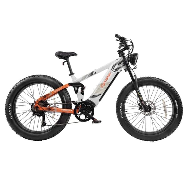 Cyrusher Ranger 2.0 Sähköpyörä Aikuisille, 250 W Moottori, Maastopyörä, 52 V20 Ah Akku, Sähköpyörä, 26 Tuuman Paksut Renkaat, Miesten Sähkömaastopyörä