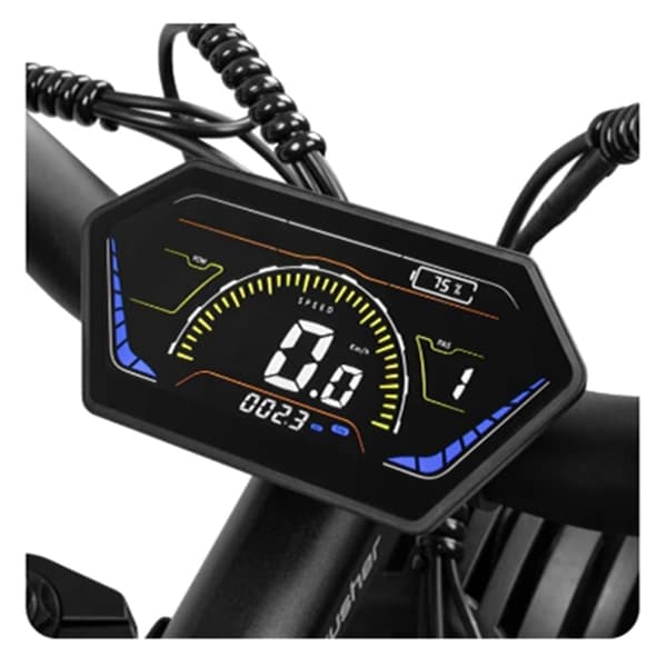 Cyrusher Ranger 2.0 Sähköpyörä Aikuisille, 250 W Moottori, Maastopyörä, 52 V20 Ah Akku, Sähköpyörä, 26 Tuuman Paksut Renkaat, Miesten Sähkömaastopyörä