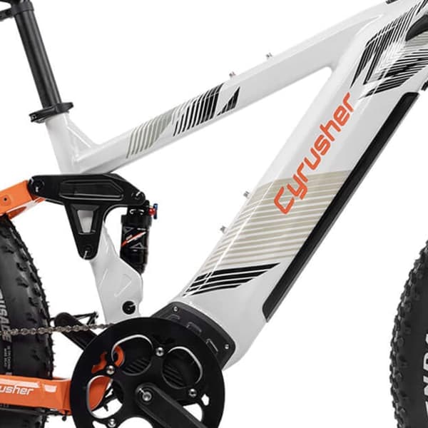 Cyrusher Ranger 2.0 Sähköpyörä Aikuisille, 250 W Moottori, Maastopyörä, 52 V20 Ah Akku, Sähköpyörä, 26 Tuuman Paksut Renkaat, Miesten Sähkömaastopyörä