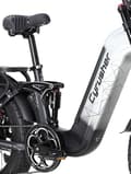 Miniatyrbild 6 av 11: Cyrusher Kommoda 3.0 Elcykel För Vuxna 250W Motor Terrängcykel 48V 20Ah Batteri Elcykel 20 Tum Elcykel Med Feta Däck