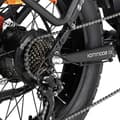 Miniatyrbild 7 av 11: Cyrusher Kommoda 3.0 Elcykel För Vuxna 250W Motor Terrängcykel 48V 20Ah Batteri Elcykel 20 Tum Elcykel Med Feta Däck