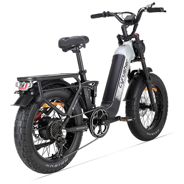 :Cyrusher Kommoda 3.0 Terrängcykel 250W Motor Elcykel För Vuxna 48V20Ah Batteri Elcykel 20 Tums Elcykel Med Feta Däck