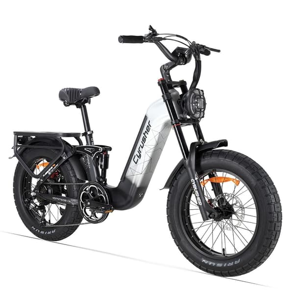 :Cyrusher Kommoda 3.0 Terrängcykel 250W Motor Elcykel För Vuxna 48V20Ah Batteri Elcykel 20 Tums Elcykel Med Feta Däck
