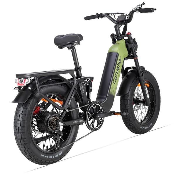 Cyrusher Kommoda 3.0 El-Mountainbike 250W Elcykel För Vuxna 48V20Ah Batteri Elcykel 20 Tum Elcykel Med Feta Däck