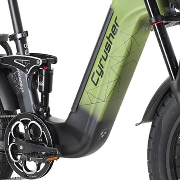 Cyrusher Kommoda 3.0 El-Mountainbike 250W Elcykel För Vuxna 48V20Ah Batteri Elcykel 20 Tum Elcykel Med Feta Däck