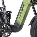 Miniatyrbild 7 av 11: Cyrusher Kommoda 3.0 El-Mountainbike 250W Elcykel För Vuxna 48V20Ah Batteri Elcykel 20 Tum Elcykel Med Feta Däck