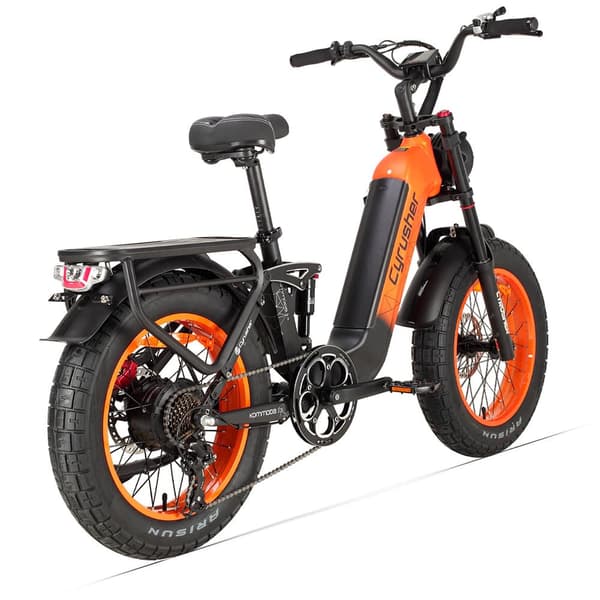 Cyrusher Kommoda 3.0 Elcykel För Vuxna 250W Motor Terrängcykel 48V20Ah Batteri Elcykel 20 Tums Feta Däck Elcykel