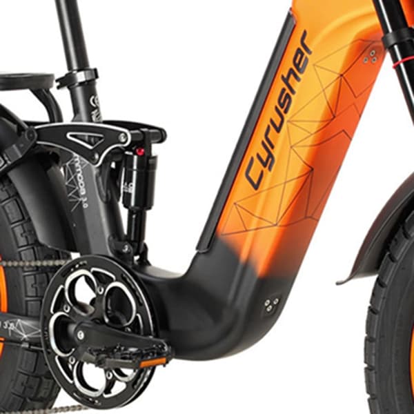Cyrusher Kommoda 3.0 Elcykel För Vuxna 250W Motor Terrängcykel 48V20Ah Batteri Elcykel 20 Tums Feta Däck Elcykel