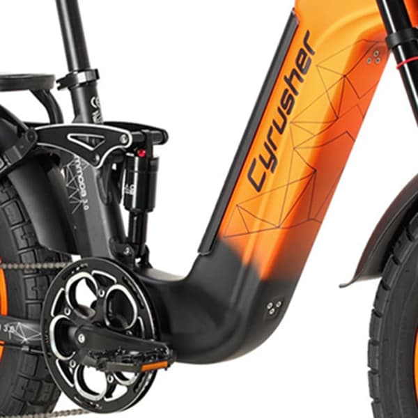 Cyrusher Kommoda 3.0 Aikuisten Sähköpyörä 250W E-Mountain Ebike 48V20Ah Akku E-Bike 20 Tuuman Paksurenkainen Miesten Sähköpyörä