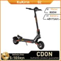 Pikkukuva 1 / 11: KuKirin G2 Aikuisille Tarkoitettu Sähköpotkulauta 800W Maastokelpoinen Sähköpotkulauta, 10 Tuuman Rengas, 48 V:n ja 15 Ah:n Akku