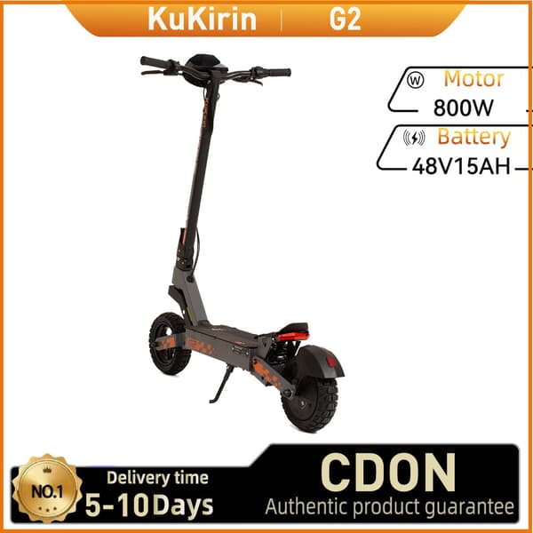 ：KuKirin G2 Maastoskootteri 800W Aikuisille Tarkoitettu Sähköpotkulauta 48 V:n ja 15 Ah:n Akulla, Kokoontaitettava Sähköpotkulauta, Huippunopeus 45 km