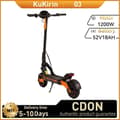 Miniatyrbild 1 av 11: KuKirin G3 Elscooter För Vuxna, 1200W Motor, Terrängscooter, 52V, 18Ah Batteri, Topphastighet 45 km/h Hopfällbar Elsparkcykel
