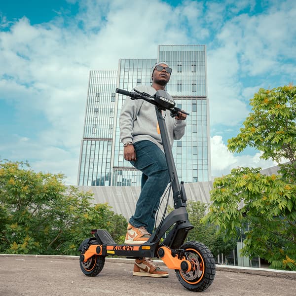 KuKirin G3 All-Terrain E-Scoote 1200W Aikuisille Tarkoitettu Sähköpotkulauta 52V18Ah Akulla, Huippunopeus 45 km/h, Kokoontaitettava Sähköpotkulauta