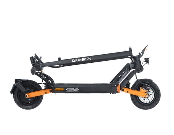 KuKirin G2 Pro (VMP) taitettava sähköskootteri 500W, kantama 65km, 48V 15.6Ah akku, kaksoislevyjarru, etu- ja takaiskunvaimennin