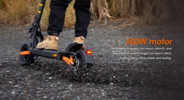 KuKirin G2 Pro (VMP) taitettava sähköskootteri 500W, kantama 65km, 48V 15.6Ah akku, kaksoislevyjarru, etu- ja takaiskunvaimennin