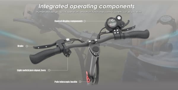 Kukirin M4 Max 800W motor 18.2AH, hastighet 45 km/h, räckvidd 64 km, 10-tums däck elscooter