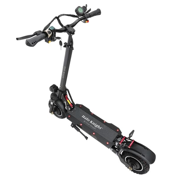 HALO KNIGHT T104 Elscooter För Vuxna 1000W*2 Motor 52V21Ah Batteri Elscooter 10-Tums Terrängdäck All-terrain Elscooter