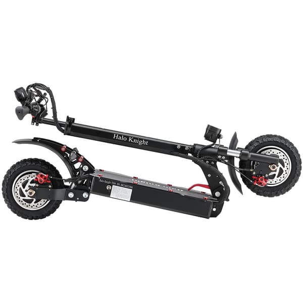 HALO KNIGHT T104 Elscooter För Vuxna 1000W*2 Motor 52V21Ah Batteri Elscooter 10-Tums Terrängdäck All-terrain Elscooter