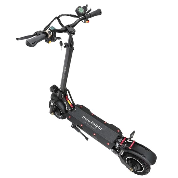 HALO KNIGHT T104 Maastoskootteri 1000W*2 Moottori 52V21Ah Akku Sähköpotkulauta 10 Tuuman Maastorenkaat Aikuisille Sähköpotkulauta