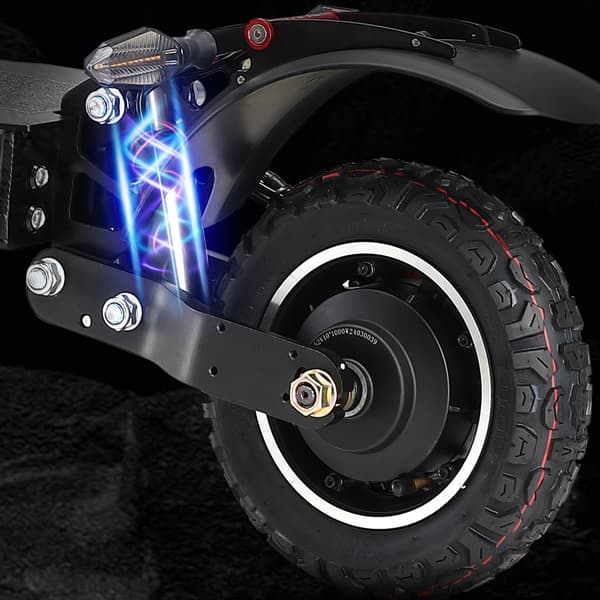 HALO KNIGHT T104 Maastoskootteri 1000W*2 Moottori 52V21Ah Akku Sähköpotkulauta 10 Tuuman Maastorenkaat Aikuisille Sähköpotkulauta