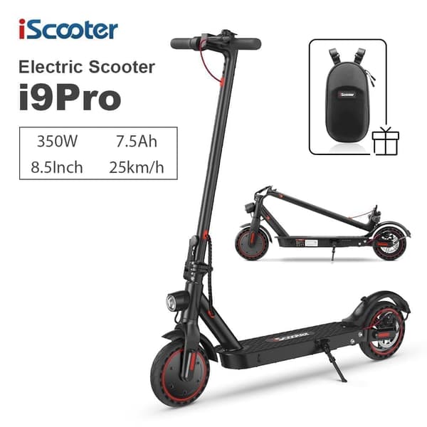 IScooter I9Pro All-Terrain Escooter 350W Moottori 8,5 Tuuman Renkaat City Commuter E-Scooter 36V7,5 AH Akku Aikuisten Sähköskoopteri