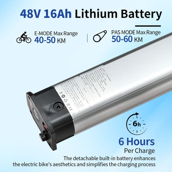HALO KNIGHT H02 Elcykel för vuxna 750W motor Terrängcykel 48V16Ah batteri Herr Elcykel 29 tums däck Elcykel