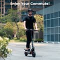 Pikkukuva 10 / 11: iScooter i10Pro City Commuter Sähköpotkulauta Aikuisille 800W Sähköpotkulauta 48 V:n ja 15 Ah Akulla, Taittuva Sähköpotkulauta 10 Tuuman Renkaalla