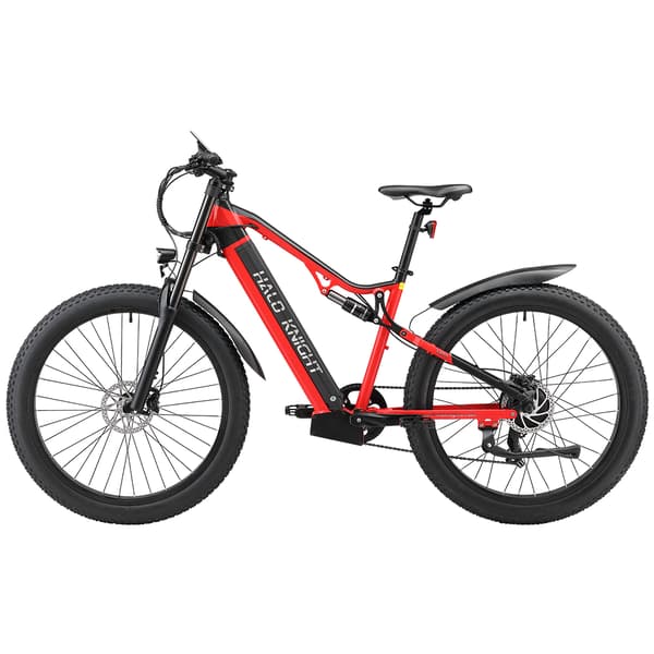 HALO KNIGHT H03 Elcykel För Vuxna 1000W Motor Terrängcykel 48V 19.2Ah Batteri Herr Elcykel 27.5 Tum Elcykel Med Feta Däck